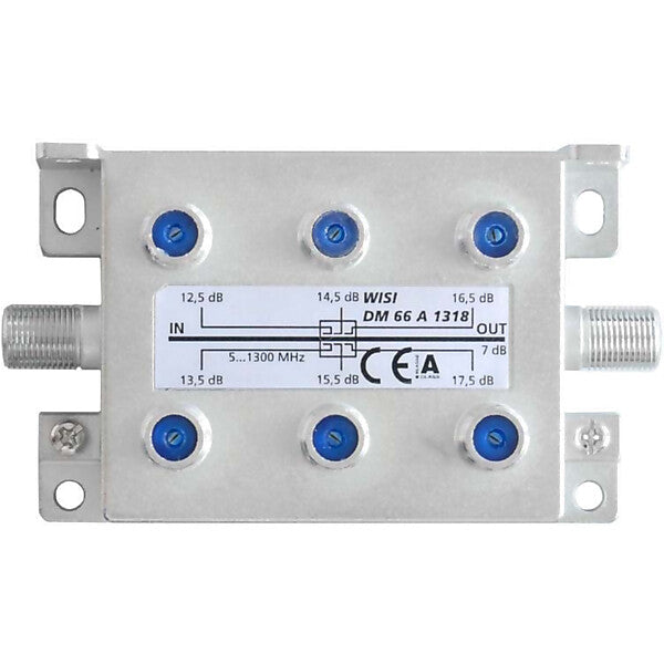 WISI Abzweiger 6f. 5-1300MHz12,5-17,5dB DM 66 A 1318
